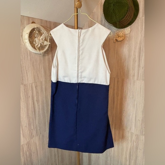 Peaches N Cream Vintage Elegant Blue Girls Dress & Coat - Picture 9 of 10